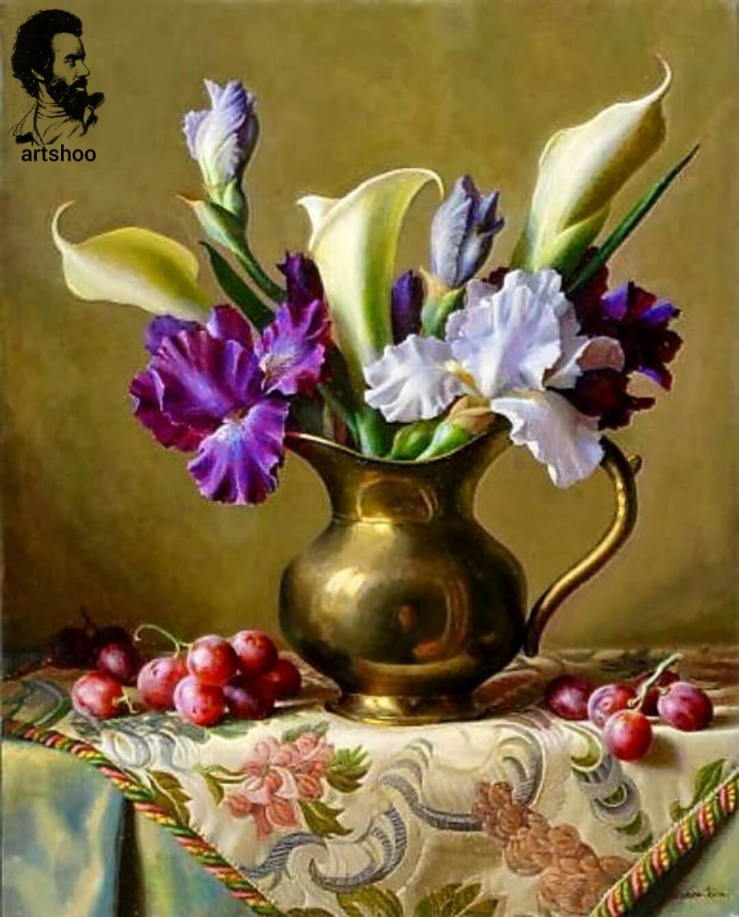 آموزش نقاشی رنگ روغن